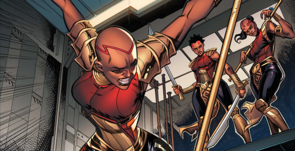 The Mysteries of the Dora Milaje Unveiled in Protectors of Wakanda and News on African Comic Blind Frontiers